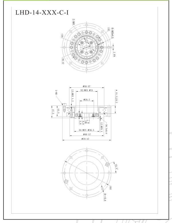 LHD14諧波減速機(jī)型號(hào) LHD14諧波減速機(jī)型號(hào)
