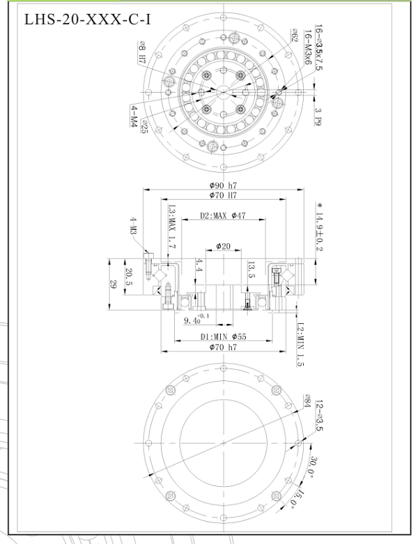 LHS25諧波減速機(jī) LHS25諧波減速機(jī)